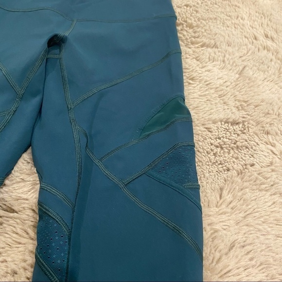 Lululemon  Wunder Under HR Tight *MESH Design Luxtreme RYEM Green LW5BGX… - Picture 7 of 8